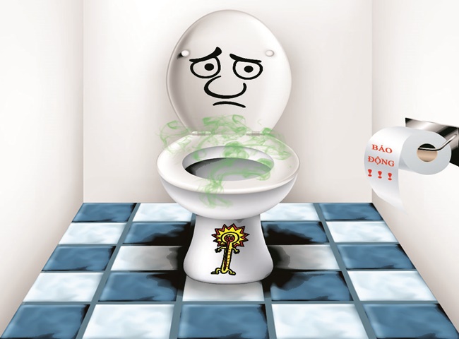 T&igrave;nh trạng bồn cầu tho&aacute;t chậm