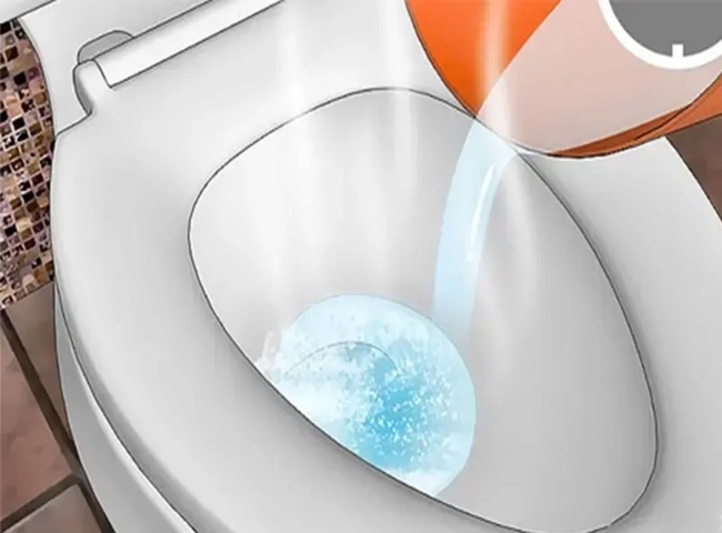 giải quyết bồn cầu xả nước chậm bằng thuốc